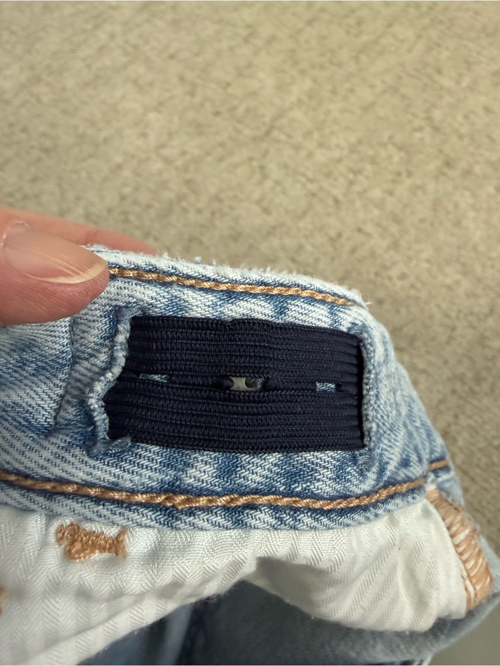 Abercrombie Kids Wide-Leg Jeans -Size 9/10 - Picture 3 of 5